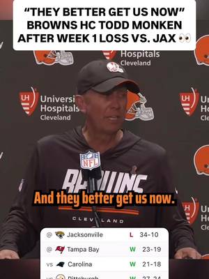 Todd Monken was VERY confident that the Browns would turn things around after losing in Week 1 vs. the Jaguars - and now Cleveland leads the AFC North 👀 (🎥 via Cleveland Browns / YT) #browns #clevelandbrowns #toddmonken #nfl #nflfootball 