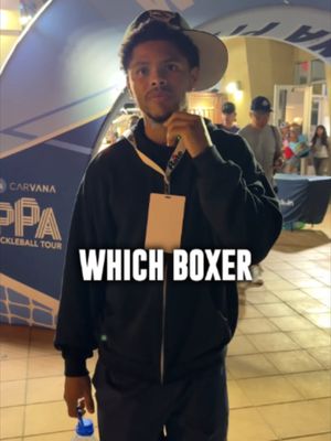 From the ring to the kitchen 🥊 @shakurstevenson Shakur Stevenson stopped by the Rate Las Vegas Open presented by JOOLA—and says Anna Leigh Waters beat him 11–0 every game. There are levels to this. 😂