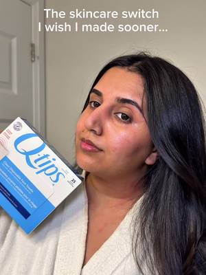 #ad I spend so much time choosing the right skincare products, but I never really thought about what I was drying my face with. 👀   One of the simplest switches I’ve made is using a fresh face towel every time I cleanse.   @Q-Tips is a brand I feel like I’ve always had in my home, so I love that I’m now incorporating it into my skincare routine in a completely new way.   I’ve been using the Q-tips Clean Disposable Face Towels, made with ultra-soft 100% cotton and gentle on sensitive skin. They’re fresh every use and feature Hygiene Shield Technology designed to help protect the cotton from germs and keep each towel fresh and ready to use.   When you’re acne-prone, the little things matter too. 🤍   #qtips #acneprone #skincareroutine #QtipsPartner