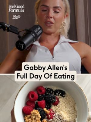Gabby Allen gives us her ‘What I Eat In A Day’. Heavy on the protein - but also heavy on the Trü Früs! It’s all about balance 🧘🏻‍♀️#WIEIAD #dailydiet #nutrition