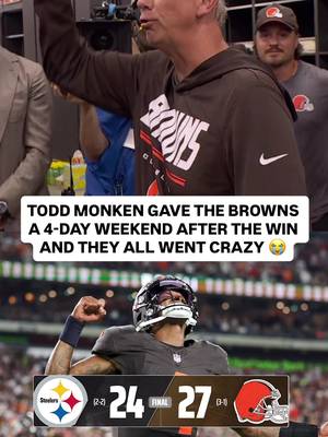The Todd Monken experience is off to an amazing start in Cleveland 🔥 (🎥: @Cleveland Browns) #browns #nfl #nfltiktok #clevelandbrowns #sportstiktok 