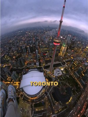 r̶u̶n̶n̶i̶n̶g̶ flying through the 6ix for the CN Tower’s 50th anniversary 🌟 #Flying #Toronto #RedBull #GivesYouWiiings 