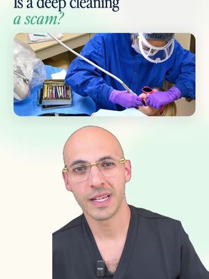 Everyone asks me “my dentist said I need a deep cleaning. Is it a scam?” Probably not, but maybe!