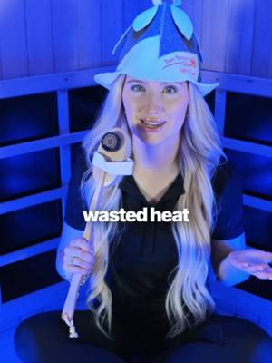 Bigger heater doesn't always mean better heat. 👀 Some saunas use tall, dramatic heaters that extend well above your head. But infrared heat works more like light: it travels toward what it's aimed at
