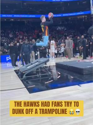 Hard watch 😅 (via harrythehawk/IG, @Atlanta Hawks) #NBA #basketball #nbabasketball