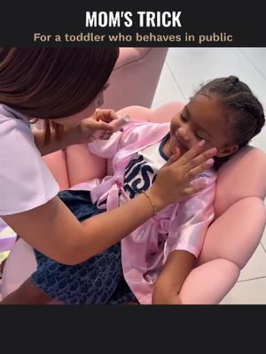 You can tell this mom is proud when her toddler actually behaves in public.