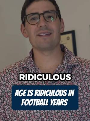 The perception of age in football vs. regular human beings is crazy. Some thoughts on the topic attached… #football #reels #nfl #age #numbers