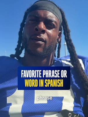 hablan un poco de español 🤭 #rams #español 