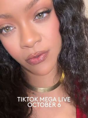 @Rihanna is going LIVE with us, Fenty Fam 🔥 Tune in to our TikTok Shop Mega LIVE on 10.6 at 11 AM PST to cop our juicy deals, win exclusive freebies + maybe even catch some surprise guests 👀 RSVP now through the link in bio, Fenty Fam! 🫶🏿🫶🏽🫶🏻