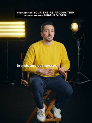 A single hero asset won't cover your feed, retargeting, and sales decks anymore.  By building a campaign ecosystem, we capture cutdowns and vertical content all in one shoot, on the exact same budget.  Ready to scale your brand's content? Check link in bio.