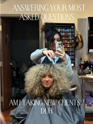 questions ANSWERED🙂‍↕️ hope this helps hehe🫶🏽 #creatorsearchinsights #hairstylistcontentvideos #hairstylistsoftiktok #lancasterpa #curlycut 