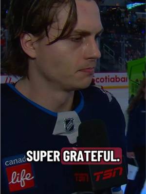 I would run through a wall for Tyrel Bauer 😤 #NHL #hockey #winnipeg #sportstok #nhldebut 