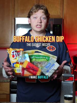 The BEST Buffalo Chicken Dip Recipe for your Football GAMEDAY 🏈🐻⬇️🔥 @Chicago Bears  Ingredients: - 1 Rotisserie Chicken from @Jewel-Osco  - 2 8oz Blocks @Philly Cream Cheese  - 16 oz Shredded cheddar cheese - 1 cup @franksredhot buffalo sauce - 1 cup @Hidden Valley Ranch  - Garlic Powder - Onion Powder - Ranch Seasoning 350 Degrees for 20 min, stir, back in on 375 for another 10-15 OR crock pot low for 3-4 hours  #buffalochickendip #football #nfl #chicagobears #Foodie 