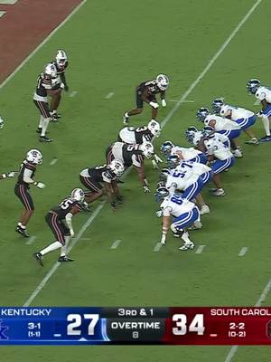 KENTUCKY 2-POINT CONVERSION WINS IT IN OT! 🚨 @UKFootball x 📺 @SECNetwork