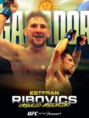 ¡EL REY ES DE ARGENTINA! 🇦🇷 Esteban Ribovics ANIQUILA a King Green en el primer asalto tras mandarlo a la lona tres veces. ¡La Albiceleste tiene un peleador de élite en el peso ligero! 🔥 🔴 EN VIVO: #UFC332 solo por Paramount+