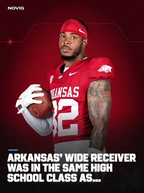 🚨Wild but True: Arkansas has a 31-year-old wide receiver on their roster.  Monte Harrison has 3 receptions for 18 yards on the year. 