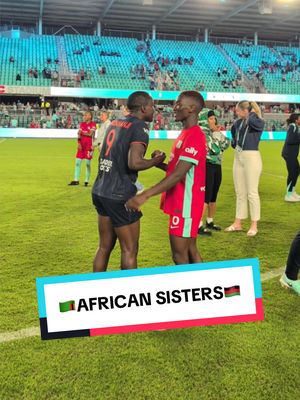 @Temwa Chawinga & Racheal Kundananji reunite post-match 🥹 #nwsl #Soccer #africa #zambiantiktok🇿🇲 #malawitiktok🇲🇼 