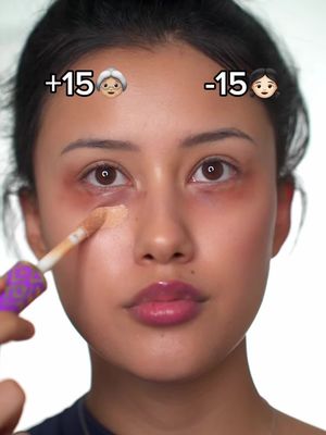 Concealer hack to look younger 👵🏻➡️👧🏻 #makeuphack #makeuptutorial #beautytips #makeupideas concealerhack makeuptips beautyhacks fyp