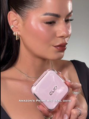 the glowiest base you’ll ever see ✨ Mesh Glow Essential Cushion “23N ginger” Essential Lip & Cheek Tap “02 Bunny blush” Crystal Glam Tint “37 Seasonal Chestnut” You can shop all Clio up to 58% off during the Amazon Prime Big Deal Days @clio_global @Clio Official USA  #CLIO #Meshglowcushion #essentialcheektap #PrimeBigDealDays #AmazonDeals