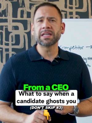 Candidate ghosting is frustrating, but chasing candidates destroys your positioning! When a high performer goes silent mid-process, stop sending generic "checking in" messages. Use this strategy instead: ⚡ Rule 1: Remove the pressure. Give them an easy opt out message so they feel comfortable telling you the truth. ⚡ Rule 2: Lead with insight. Offer a new piece of compensation data or market intel that sparks interest. ⚡ Rule 3: Preserve your time. If a candidate repeatedly disappears without communication, cut ties and focus on active A players. Control the candidate relationship from intake to offer acceptance. 📈 💬 How do you handle candidates who go silent mid search? Drop your best script below! 👇 #RecruiterLife #WorkSmart #CEOAdvice #SalesExecution #HighPerformers