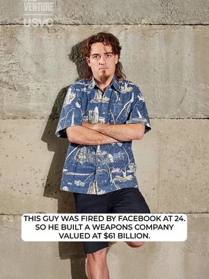 Anduril put nearly $1 billion of its own money into one factory. The factory is called Arsenal-1, in Ohio, and Anduril announced it in January 2025 to build its weapons at scale, starting with a combat drone called Fury. Production started in March 2026, ahead of the July date Anduril had first set, and the first Ohio-built Fury came off the line that July. That is how Anduril has worked from the start: spend its own money first, then sell something finished. Its border surveillance towers were tested with US Customs and Border Protection in 2019. In 2020 the agency made them an official program, and in June 2026 Anduril announced a $363 million order for more than 200 more. Presented by @usvcfund which helps broaden access to venture capital for U.S. investors starting at $500. Follow @theventure for the greatest founder stories ever told!