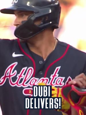 Dubón gives us an early lead! #letitfly #braves #MLB #nlds #postseason 
