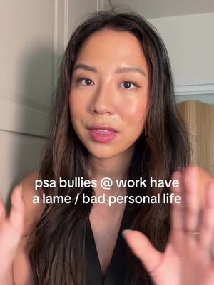 how to deal with toxic coworkers or mean people at work… remember this is their playground they can lash out at. Their personal life is probably super lacking or unfulfilling that they have to make their whole job being difficult at work! Navigating these people at corporate can be exhausting but ur sign not to take it personally. #corporatetips #corporateamerica 