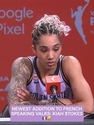 Looks like Kiah has graduated from the KT school of the French 😂🇫🇷 #funny #france #interview 