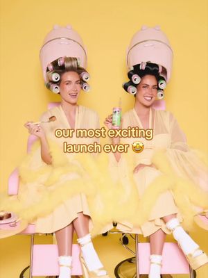OUR MOST EXCITING LAUNCH EVER! 🍌💗✨ We are so excited to have worked with @sophiatuxford, @Cinzia and @thegirlsbathroom to create THE most delicious Banana Bread Matcha Latte! 🍌🍵💚 Here’s a little BTS of the icons in action on shoot day 🫶🎀 🛒 In @Tesco now