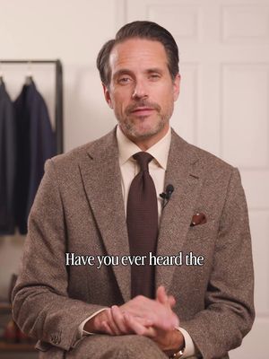 Classic menswear rules you can break: no brown in town.