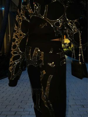 POV: you found the black rhinestone sweatsuit that makes a comfy outfit the whole look 🖤 The matching rhinestone hoodie + sweatpants are the ultimate cool-girl streetwear set. Pre-orders are live at icaruswick.com