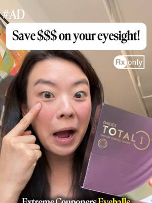 #AD #DAILIESTOTAL1 #AlconPartner Seeing the world around you is important, but it doesn’t have to be as expensive! #savewithAlcon Contact lenses are prescription only. Ask your eye doctor for complete wear, care, and safety information. US-DT1-2600139