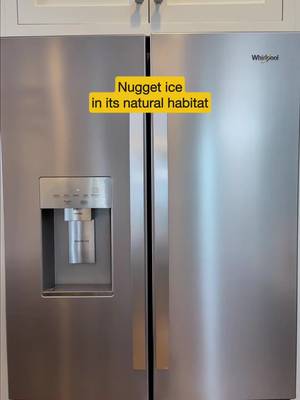 Truly a majestic sight. Enjoy nugget ice at home right from your refrigerator.
