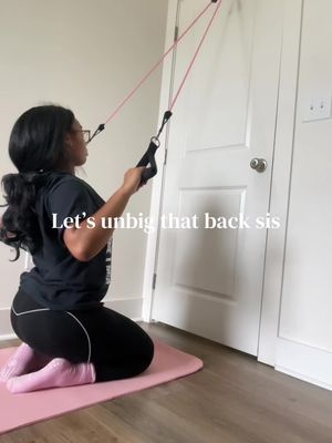 You gotta work out your back to in big it sis #TikTokShopBlackFriday 