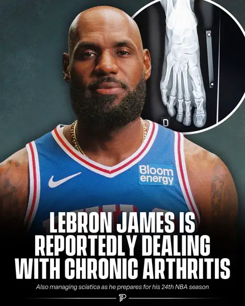 LeBron James is preparing for an unprecedented 24th NBA season while managing the physical toll of more than two decades at the highest level. According to ESPN, LeBron is dealing with chronic arthritis in his left foot and continues to receive regular treatment as part of his daily training and recovery routine. He has also dealt with sciatica affecting his lower back. Despite the issues, the 41-year-old is continuing to prepare for another season, extending what is already the longest playing career in NBA history. #pubity 