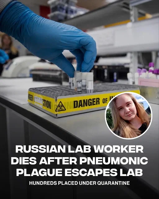 A Russian worker named Daria Shipilova at an anti-plague lab has died from severe pneumonia of unknown origin, with nearly 200 people now under medical observation and a hospital placed under quarantine.  There are reports of suspected pneumonic plague, but the cause of death has not been officially confirmed. [via/ CNN] 