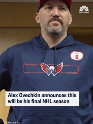 Alex Ovechkin said his 22nd season in the NHL will be his last, beginning the farewell tour for the longtime Washington Capitals captain who holds the league’s career goal-scoring record.
