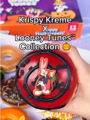 Halloween just got a whole lot sweeter with our NEW Krispy Kreme x Looney Tunes™ Halloween collection 🎃 ❤️ Bugs Bunny™: chocolate dulce kreme filling, red dulce icing, chocolate drizzle, and bat sprinkles 🧡 Tweety™ and Sylvester™: candy corn flavored icing and confetti sprinkle 💚 Taz™: OREO cookies & kreme filling, chocolate icing, OREO pieces, and green icing drizzles 💜 Lola Bunny™: purple frosting and gold stars Which character-inspired doughnut are you most excited for? Drop the emoji in the comments 👇 Available starting 10/6 #krispykreme #halloween #looneytunes #donuts #spookyseason  