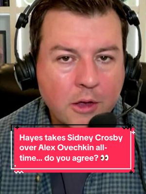 Hayes takes Sidney Crosby over Alex Ovechkin all-time… do you agree? 👀 #OverDrive 