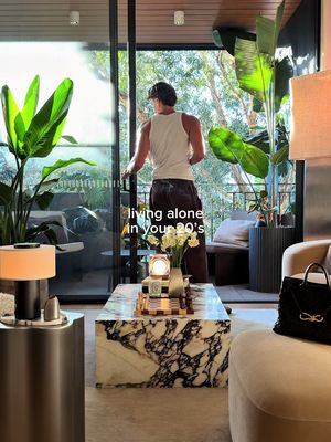 living alone in your 20s > #interiorinspo #boyapartment #menslifestyle 