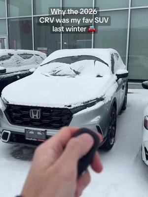 If you are looking for a new car before the cold starts, I recommend the CRV