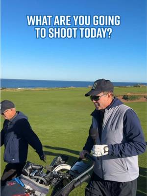 We asked teams what they thought they’d shoot in round one. Safe to say Cabot Links had other plans. @CabotCapeBreton #golf #scramble