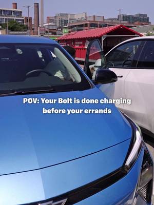 You know it's going to be a good day when your Chevrolet Bolt finishes charging before you finish your to-do list ⚡