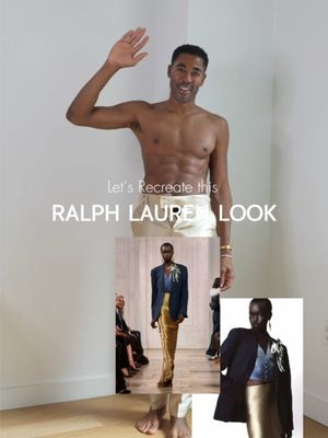 Let’s recreate this runway look  #ralphlauren #fashion #fashioninspo #Runway #pfw