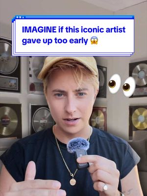 IMAGINE if this iconic artist gave up way too early 😱  this is a PSA for any musician who needs to hear this today…  would you give up before 9 albums? lemme know in the comments 👀  #musicbusiness #musicmarketing #musicindustry #motivation #musicians 