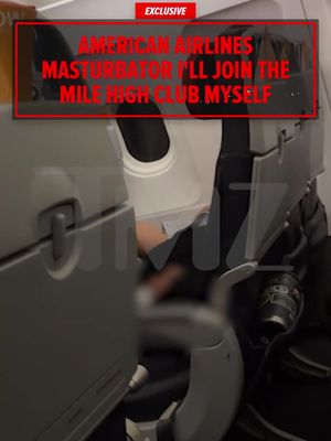⚠️‼️ A woman who allegedly got drunk before an American Airlines flight took her induction into the Mile High Club into her own hands ... literally ... because she's on video pleasuring herself, and only TMZ has the shocking footage. Full story at the link in bio.