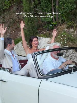 tears of pure joy at our welcome dinner!!!!! #wedding #smallwedding #intimatewedding #welcomedinner 