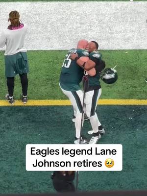 Six-time Pro Bowl OT Lane Johnson announced his retirement after 14 seasons in Philadelphia, where he won two Super Bowls 🦅 #NFL #Eagles #LaneJohnson #SuperBowl #Philly 