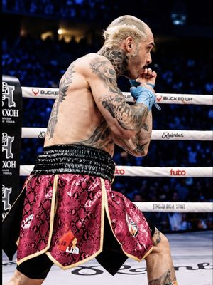 What a shot from Marco "BARRACUDA" Giustarini in Naples 🔥🇮🇹 #BKFC #BKFC91 #BareKnuckle #combatsports #knockout