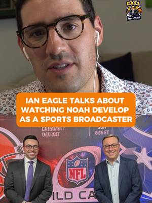 It’s scary how much @Noah_eagle sounds like Ian Eagle.  Even Aaron Rodgers couldn’t believe it.  New episode of On The Call with Jake Marsh is LIVE! #ianeagle #aaronrodgers #nfl #football #broadcasting 